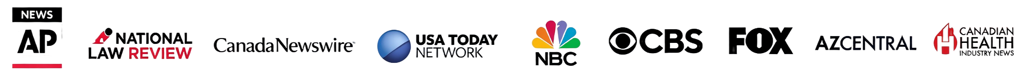 As Seen On - AP News, National Law Review, Canada Newswire, USA TODAY Network, NBC, CBS, FOX & Canadian Media