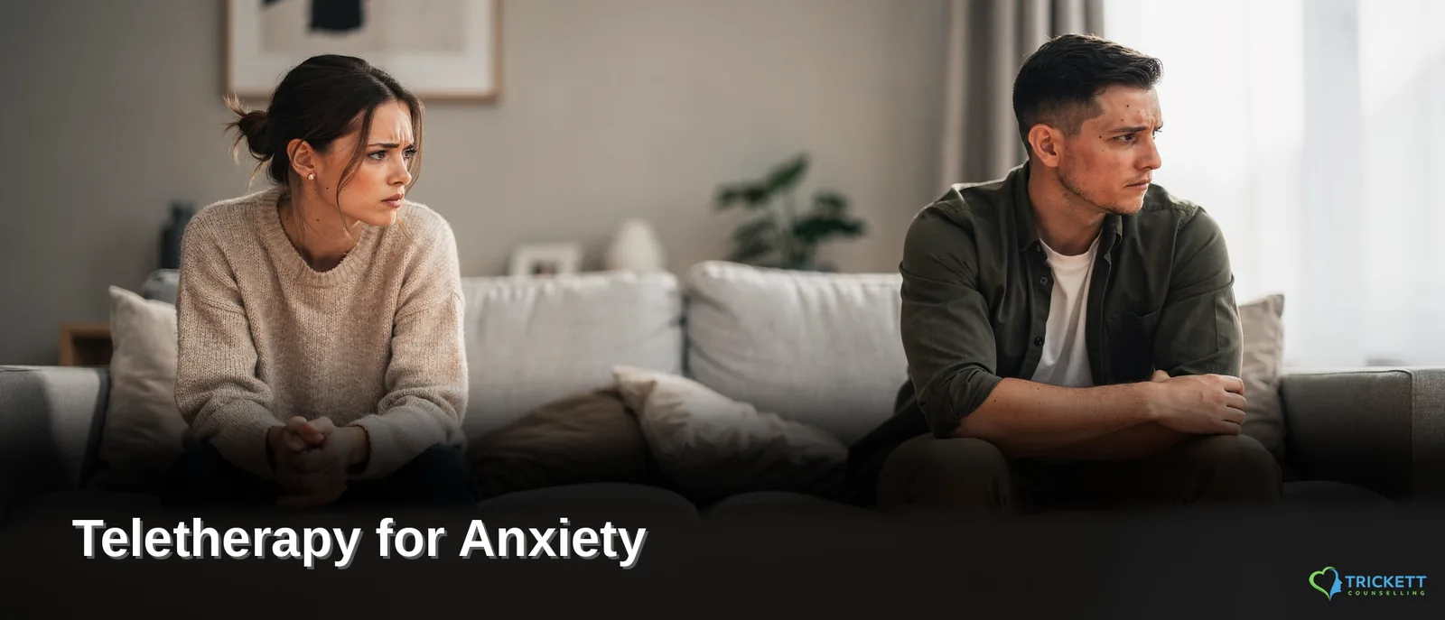 Trickett Counselling offers guidance for couples navigating anxiety, stress, and relationship difficulties together