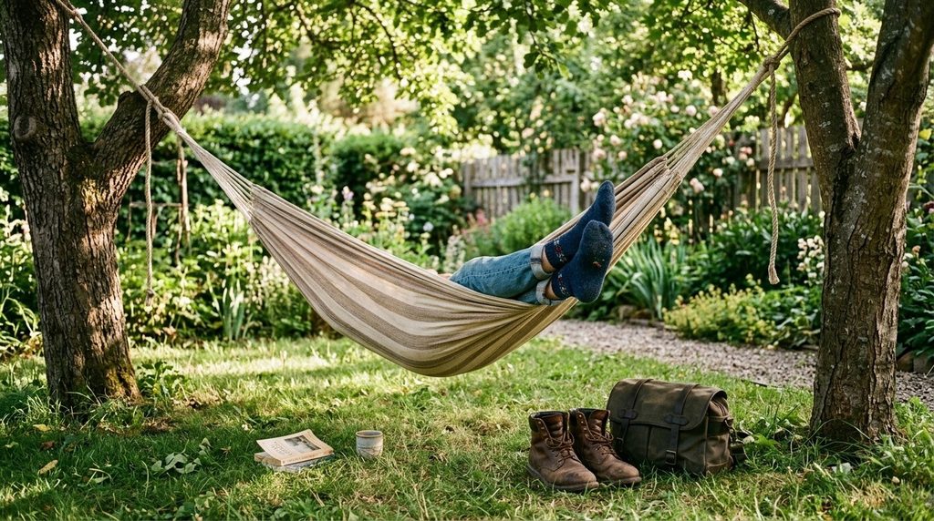Woman taking a break from work without guilt